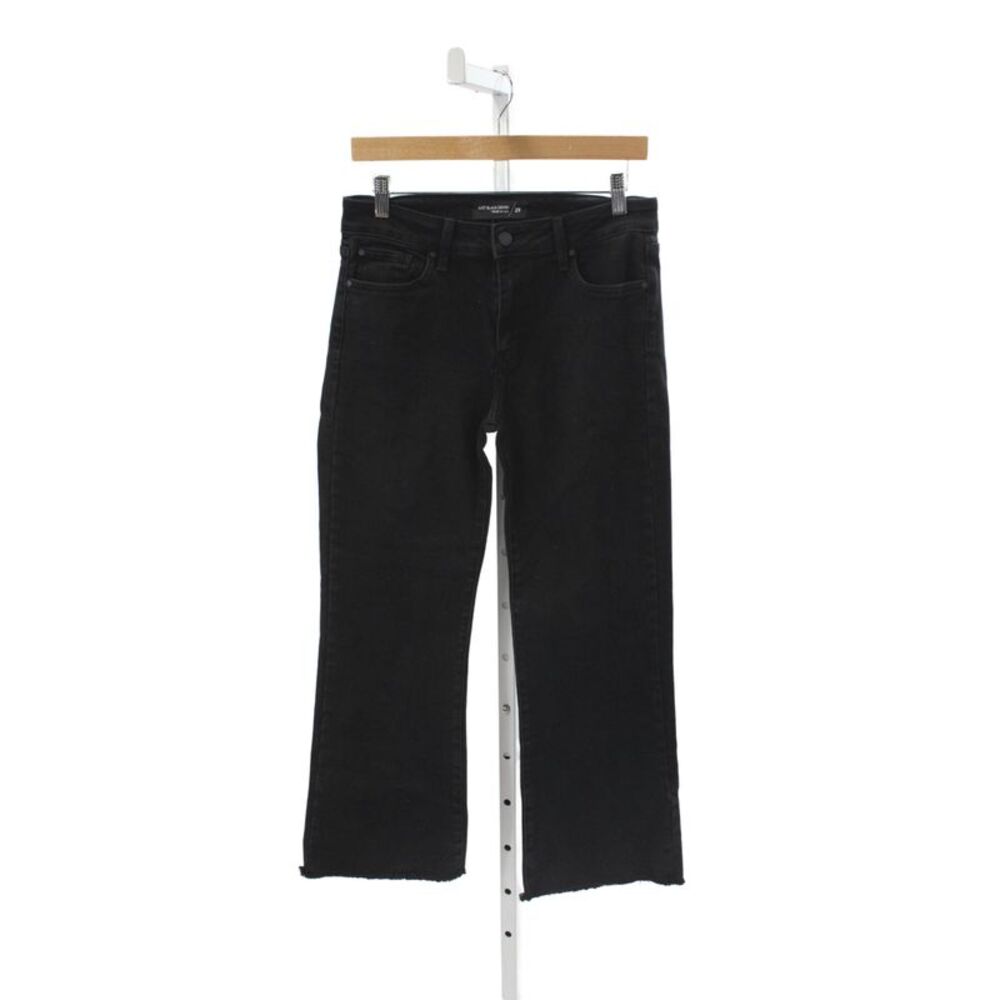 Just Black Denim Womens Black Cropped High Rise Jeans Size 29